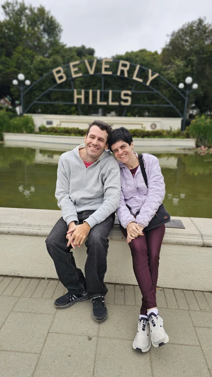 Casal em Beverly Hills